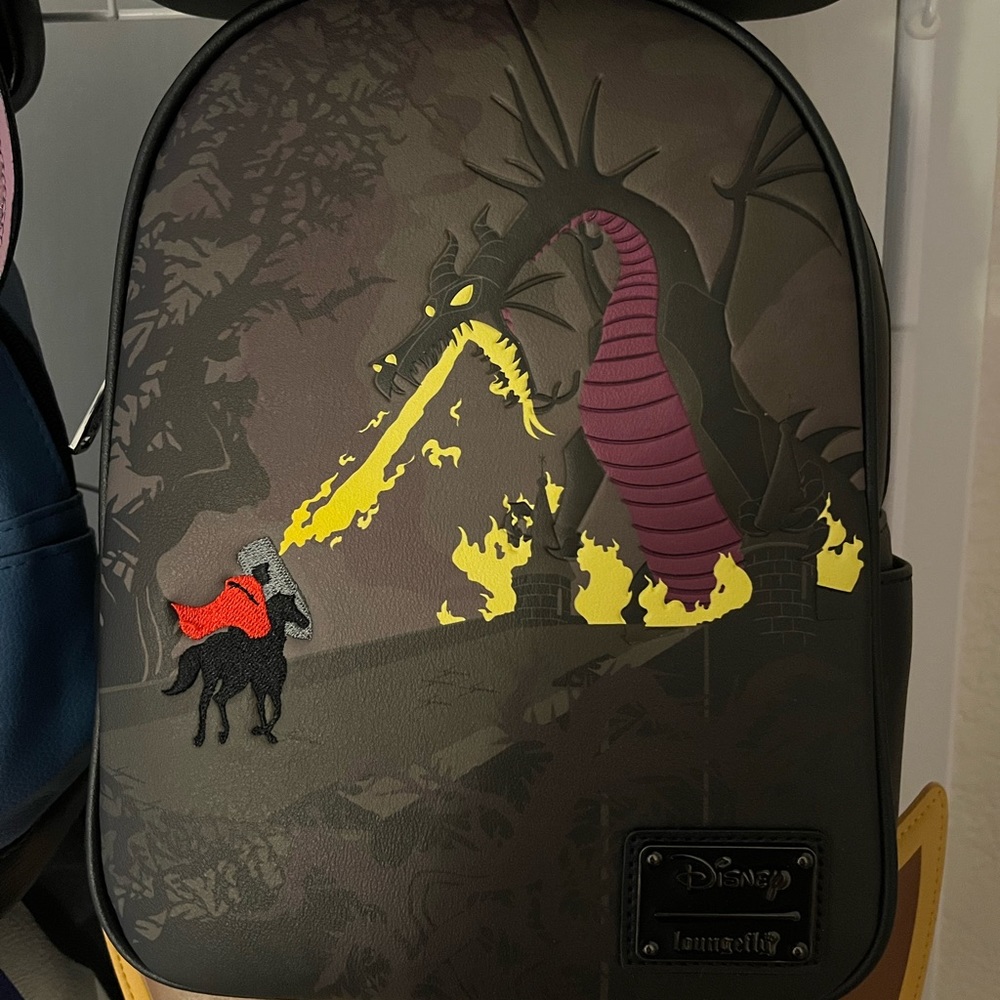Loungefly Maleficent Dragon with Prince Philip.. NTW smoke free